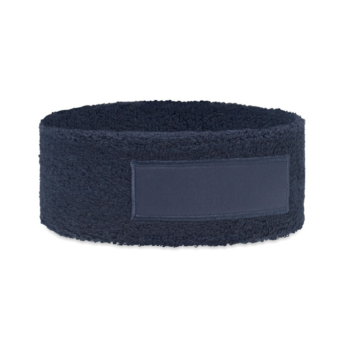 Bandeau en polycoton personnalisable Atama Bleu marine